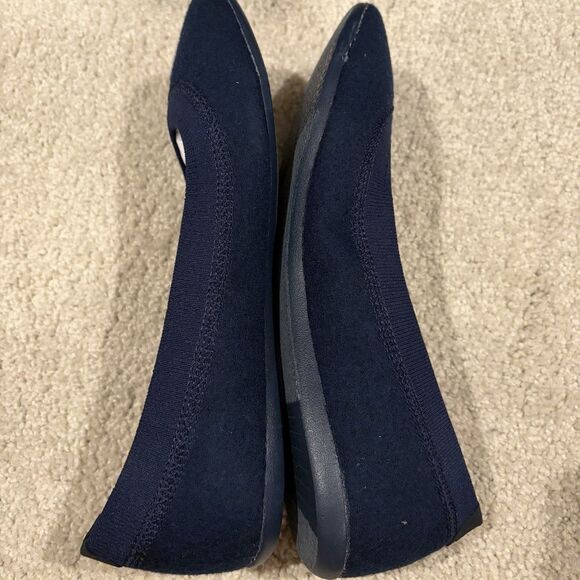 NEW Allbirds Wool Breezer Women Flats Shoes Size 9.5 Deep Navy Machine Washable - Picture 5 of 10